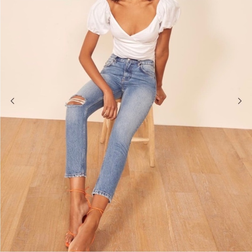 Reformation jeans size 26 light wash